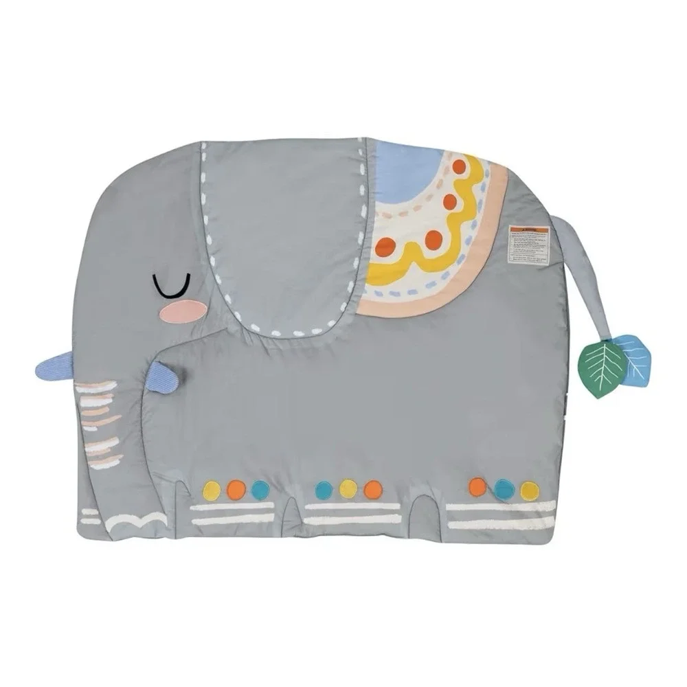 Baby Play Gym Tummy Time Mat‎ Oversize Elephant Activity Mat With 6 Detachable